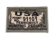 ZI USA Terrorist Hunting Permit Patch