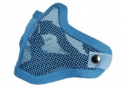 Bravo Strike Steel Half-Face Mesh Mask (Skull/Blue)