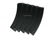 King Arms M4/M16 100 rd. AEG Mid Capacity Magazine - 5 Pack (Black)