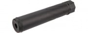 5KU SOCOM556AR QD Airsoft 7.5" Mock Suppressor/Barrel Extension Fluted (Black)