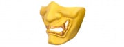 G-Force Yokai Ogre Half Face Mask With Soft Padding (Gold)