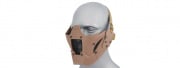 G-Force Adjustable Retro Mecha Half Face Mask (Tan)