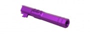 Airsoft Masterpiece Edge "HEXA" Aluminum Outer Barrel for 4.3 Hi Capa (Purple)