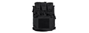 Wosport Tactical Back Panel Triple Banger For FC Plate Carriers (Black)
