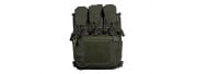 Wosport Tactical Back Panel Triple Banger For FC Plate Carriers (OD Green)
