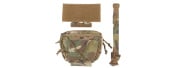 Lancer Tactical Sub Abdominal Drop Pouch Fanny Pack With Quick Release Rail (Camo)