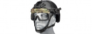 Lancer Tactical Helmet Safety Goggles (Camo/Clear Lens)