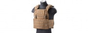 Lancer Tactical Vest with Molle Webbing and Detachable Buckles (Tan)