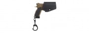 Tac 9 Tactical Detachable Mini Pistol Keychain with Holster (Tan)