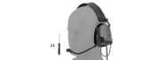 Airsoft C5 Tactical Communication Headset (Black)