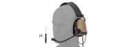 Airsoft C5 Tactical Communication Headset (Tan)