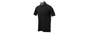 Lancer Tactical Polyester Fabric Polo Shirt (Black/S)