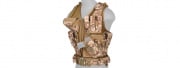 Lancer Tactical 1000D Nylon Combat Vest With Holster (Desert Digital)
