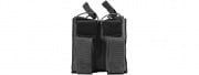 Lancer Tactical Double M4/Pistol Magazine Pouch (Black)