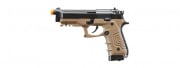 HFC Metal M92 Full-Automatic Co2 Gas Blowback Airsoft Pistol (Black & Dark Earth)