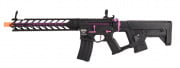 Lancer Tactical Enforcer Night Wing AEG w/ Alpha Stock ProLine ETC & Full Metal AEG Airsoft Rifle (Black/Purple/High FPS)