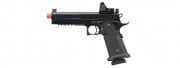 Lancer Tactical Knightshade Hi-Capa Gas Blowback Airsoft Pistol w/ Reflex Red Dot Sight (Blue)