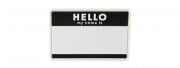 G-Force Hello My Name Is PVC Patch (Black)