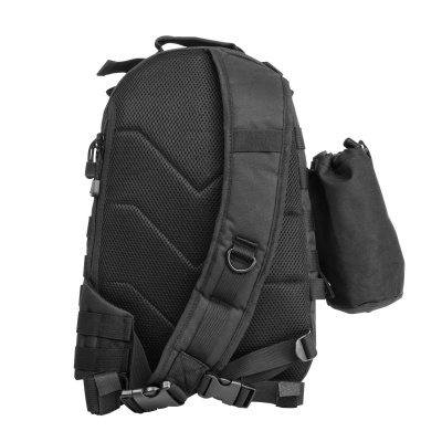 VISM Sling Backpack Pack / Water Bottle Pouch ( Black )