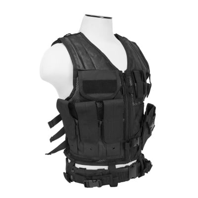 VISM Tactical Crossdraw Vest ( Black / XL - XXL )