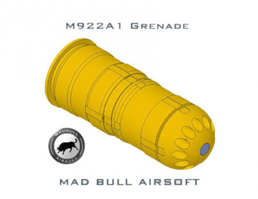 Madbull 922A1 120 rd. Dummy Round BB Grenade Shell