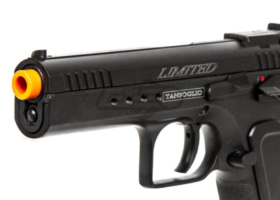 Tanfoglio Limited Custom Blowback CO2 Airsoft Pistol ( Black )