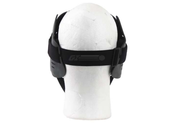 Lancer Tactical CA-210B Airsoft Safety Clear Double Pane Lens Mask ( Black )