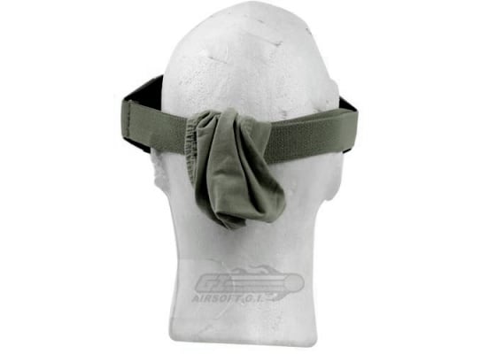 Lancer Tactical CA-211GB Airsoft Safety Mask Standard - OD Green Frame / Clear Lens