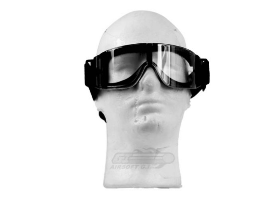 Lancer Tactical CA-231B Airsoft Safety Clear Lens Frameless Goggles ( Black )