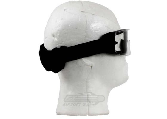 Lancer Tactical CA-231B Airsoft Safety Clear Lens Frameless Goggles ( Black )