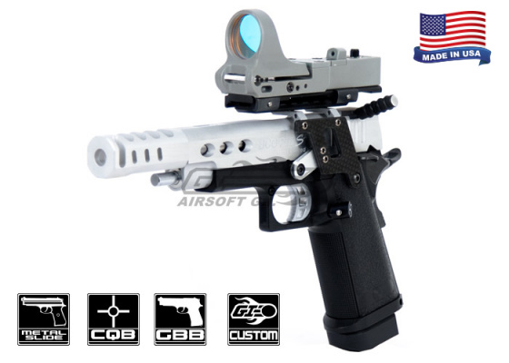 Targets on Sight BGC Open Class GBB Airsoft Pistol (Silver/Black)