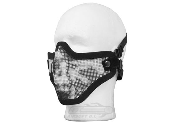 Bravo Strike Steel Half-Face Mesh Mask ( Skull )