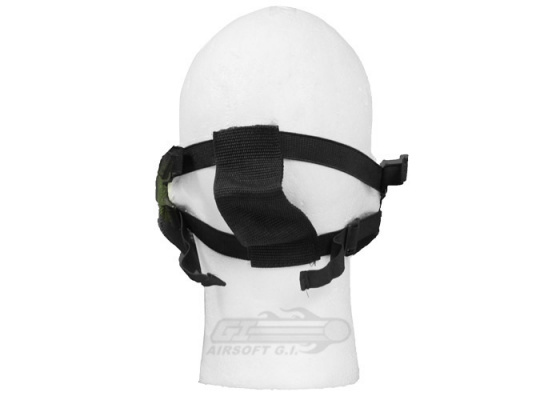 Bravo Strike Steel Half-Face Mesh Mask ( Woodland )