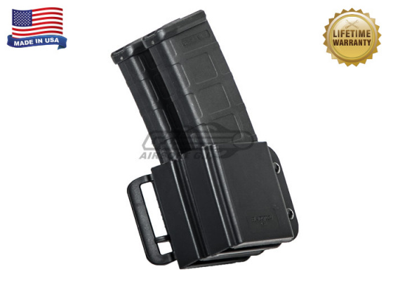Blade-Tech Industries Revolution AR-15 Double Stacked Magazine Pouch w/ ASR ( Black )