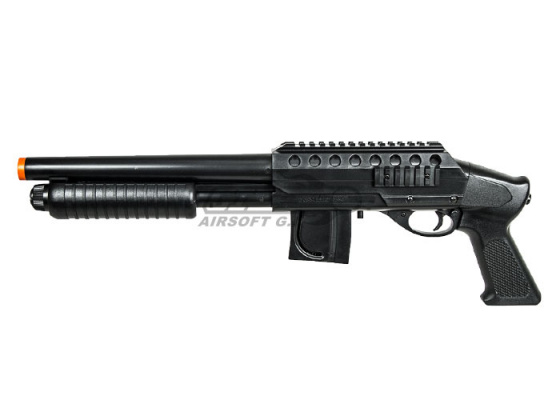 Mossberg Tactical Kit 590 Shotgun & .45 Pistol Spring Airsoft Shotgun Licensed ( Black )