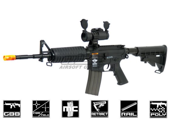 G&G Combat Machine CM16 Carbine GBB Airsoft Rifle ( Black )