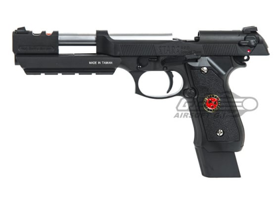 WE Biohazard M9 GBB Airsoft Pistol ( Black )