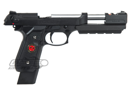 WE Biohazard M9 GBB Airsoft Pistol ( Black )