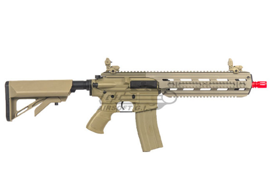 ICS CXP-16 L Pro M4 Carbine AEG Airsoft Rifle w Barrel Extension ( Tan )