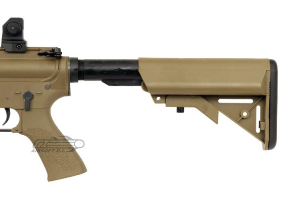 Javelin Airsoft Works Full Metal Super M4 CQB AEG Airsoft Rifle ( Dark Earth )