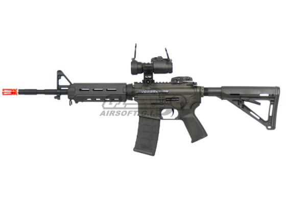 King Arms Smith & Wesson M&P15 MOE Carbine AEG Airsoft Rifle ( Black )