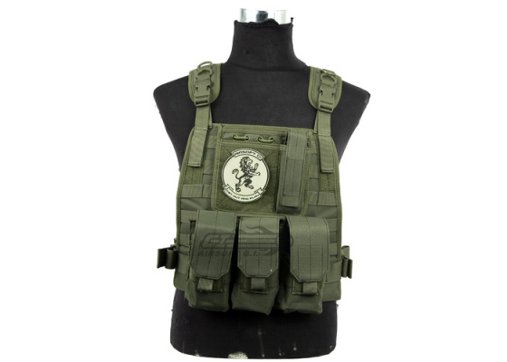 Lancer Tactical Spec Op Molle Plate Carrier ( OD Green )