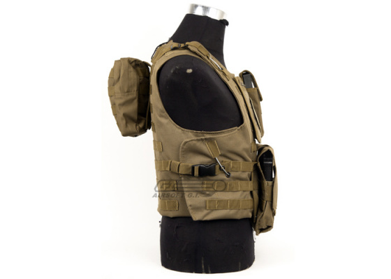 Lancer Tactical Quick Release Plate Carrier ( Tan )