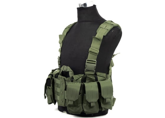 Lancer Tactical M4 Chest Harness ( OD Green )