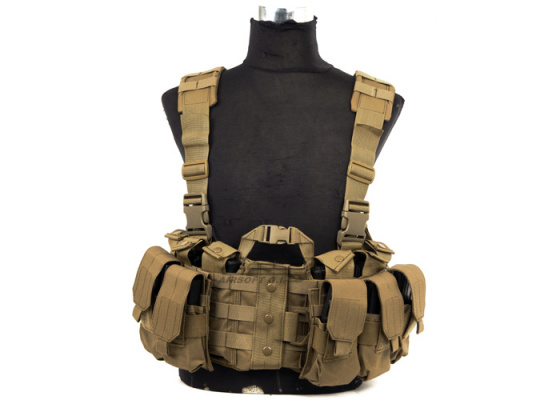 Lancer Tactical M4 Chest Harness ( Tan )