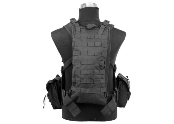 Lancer Tactical Modular Chest Rig ( Black )