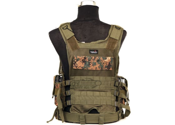 Lancer Tactical Crossdraw Vest w/ Holster ( Marpat )