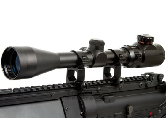Lancer Tactical 3-9x40 Red & Green Illumintated Rifle Scope
