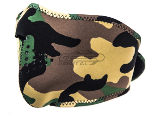 Zan Neoprene Half Face Mask ( Woodland )