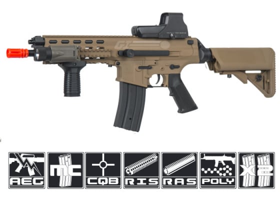 Echo 1 Robinson Armament XCR-C Short AEG Airsoft Rifle ( Tan )